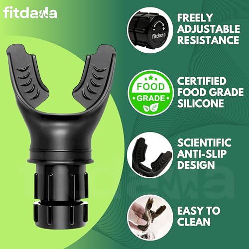 Image of FitDaDa Lungs Exercise Equipment - Breathing Trainer,Breathing Exercise Machine,and Lung Exercise Device for Enhanced Respiratory Health,Lung Strengthening,Sports Performance & Wellness|Easy to Clean