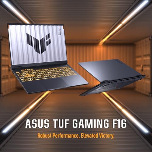 Image of ASUS TUF Gaming F16 (2025) Gaming Laptop, 16 inch WUXGA FHD+ 165Hz, 100% sRGB Display, NVIDIA GeForce RTX 5060, Intel Core i7 14650HX Processor, 16GB, 512GB, FX608JMR-AS73-CA