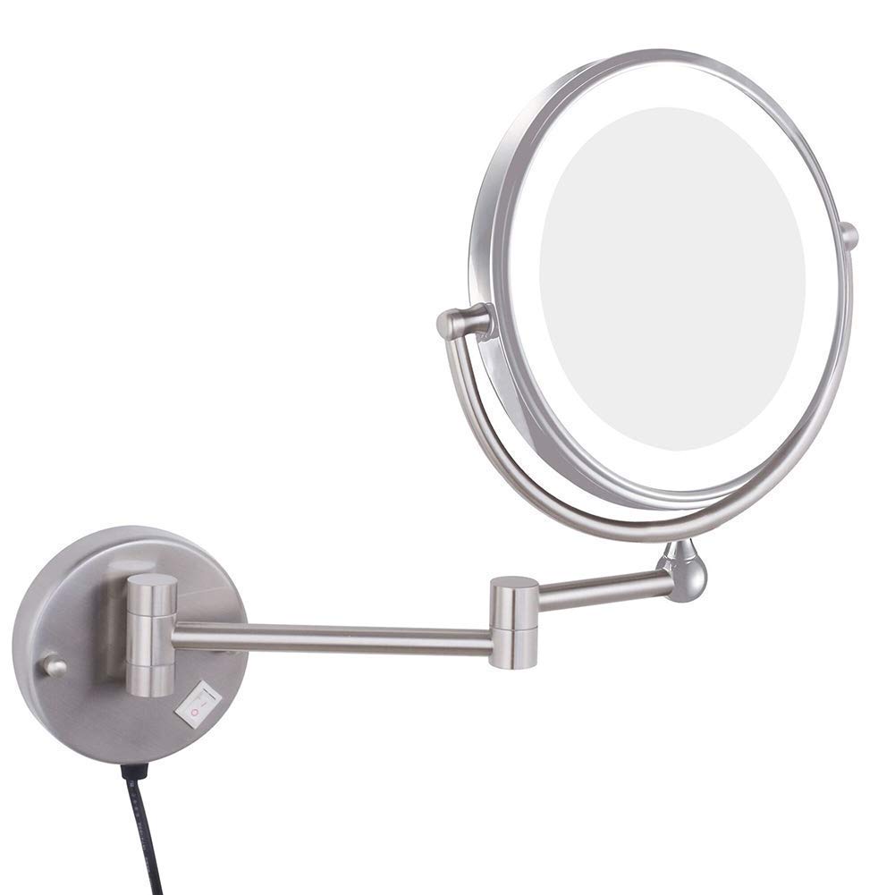 Miroir de maquillage à LED pour salle de bain pour un rituel fluide