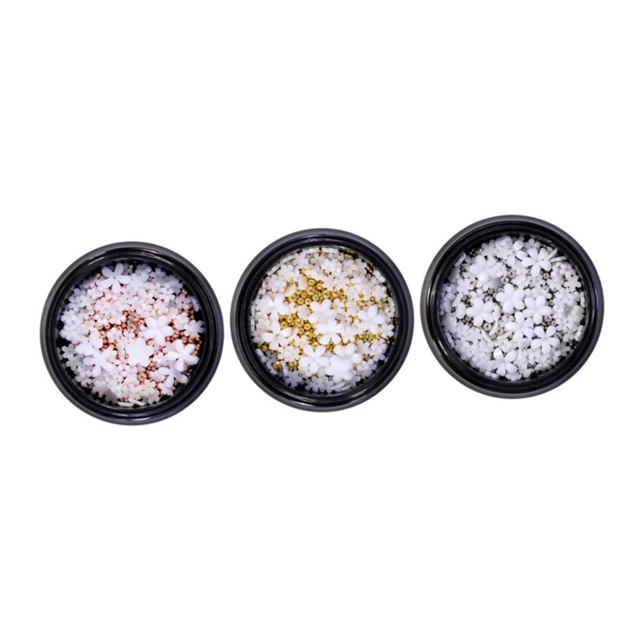 Didiseaon Flower Charms for Nails Nail Art Decorations Manicure DIY Accessory Resin Flower Random Color