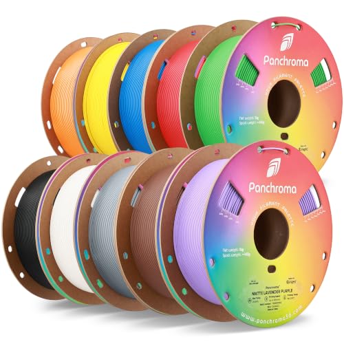 Image of Polymaker Panchroma Matte PLA 3D Printer Filament Bundle 10kg, 1.75mm