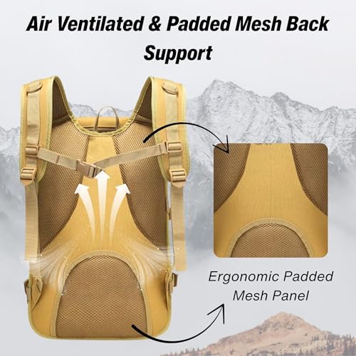 Image of KARRIER Denim Travel Backpack | Multipurpose Duffle, Trekking, Camping, Cycling, Tourist & Tactical Rucksack for Men & Women