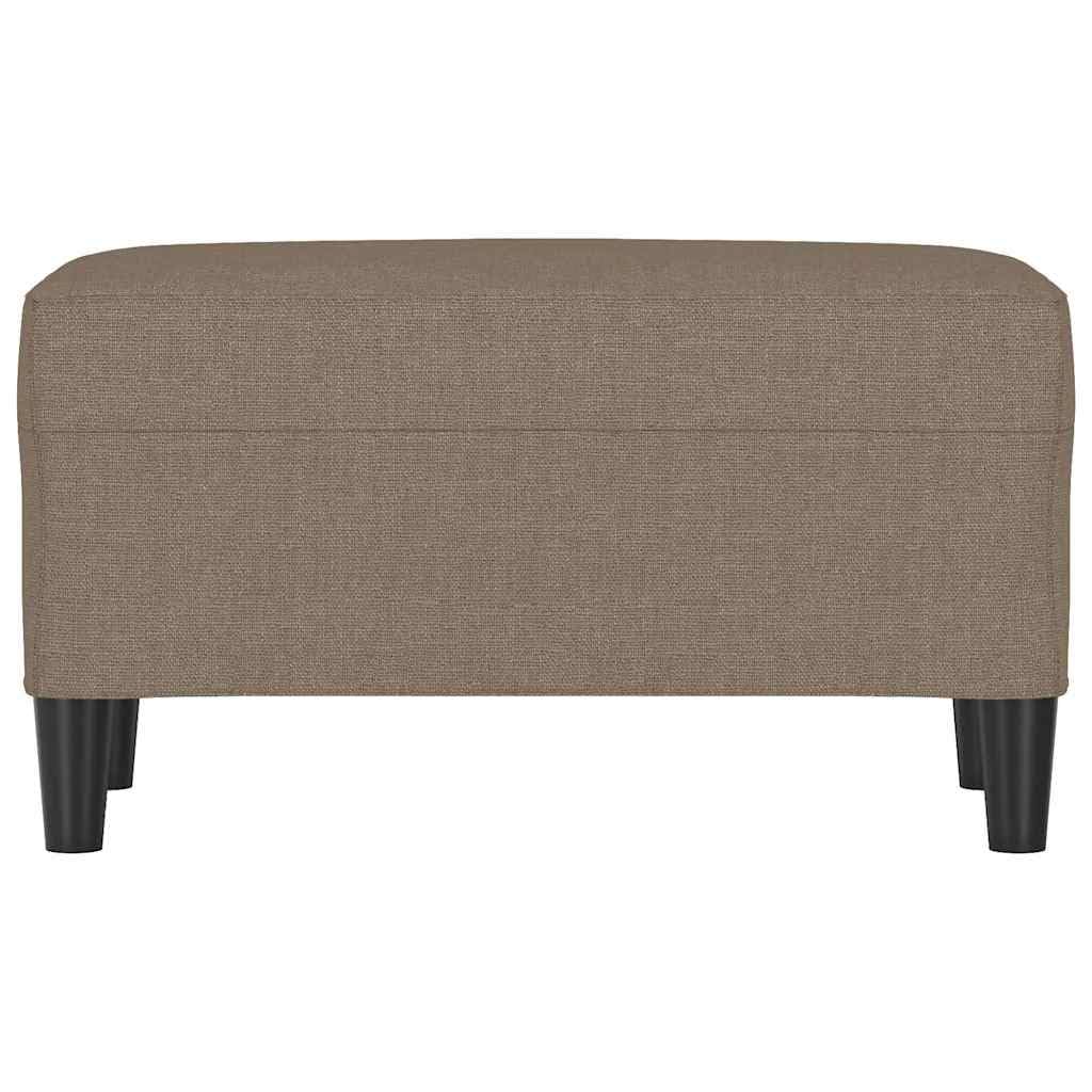 Banco gris topo 70 x 35 x 41 cm, tela acolchada con acolchado de espuma, marco de madera, versátil como otomana, reposapiés, asiento para pasillo, pasillo, dormitorio, salón, balcón