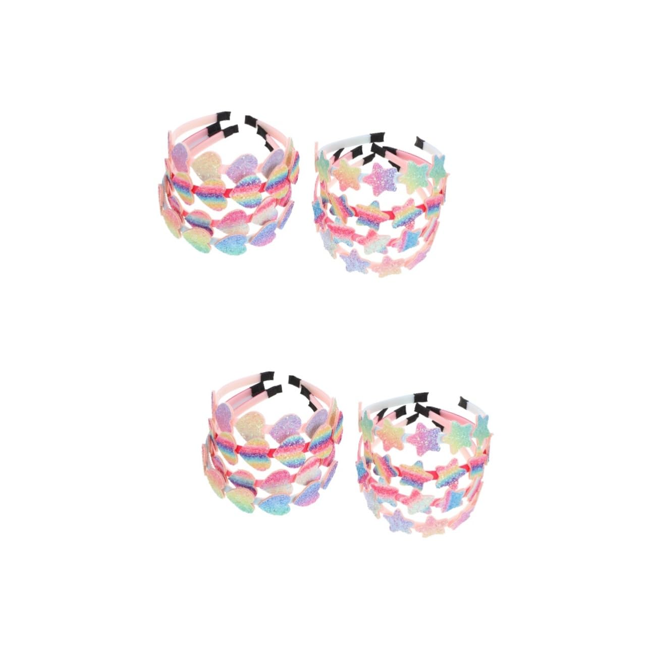 Didiseaon 16piezas Coloridos Para Diseño De y Estrellas Accesorios Cabello Infantil Perfectos y Celebraciones