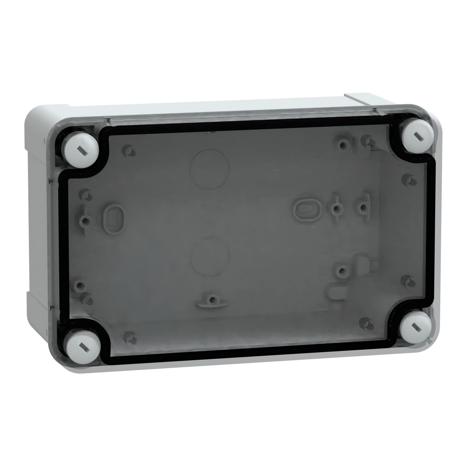 Boîtier PC transparent étanche pour circuit électronique 192x121x87