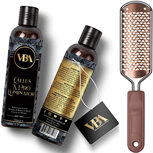 Callus Remover For Feet VBA Professional Strength Eliminator Foot File Foot Scrubber Pumice Stone Salon Results MADE IN USA