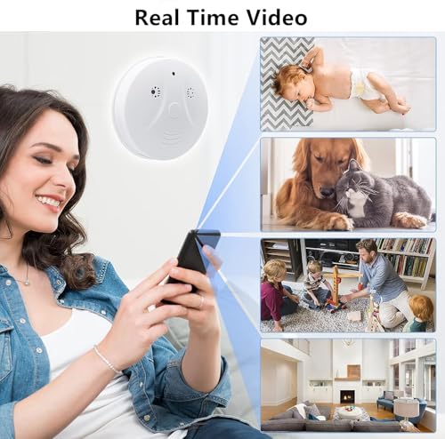 1080P HD Wireless Smoke Detector Camera