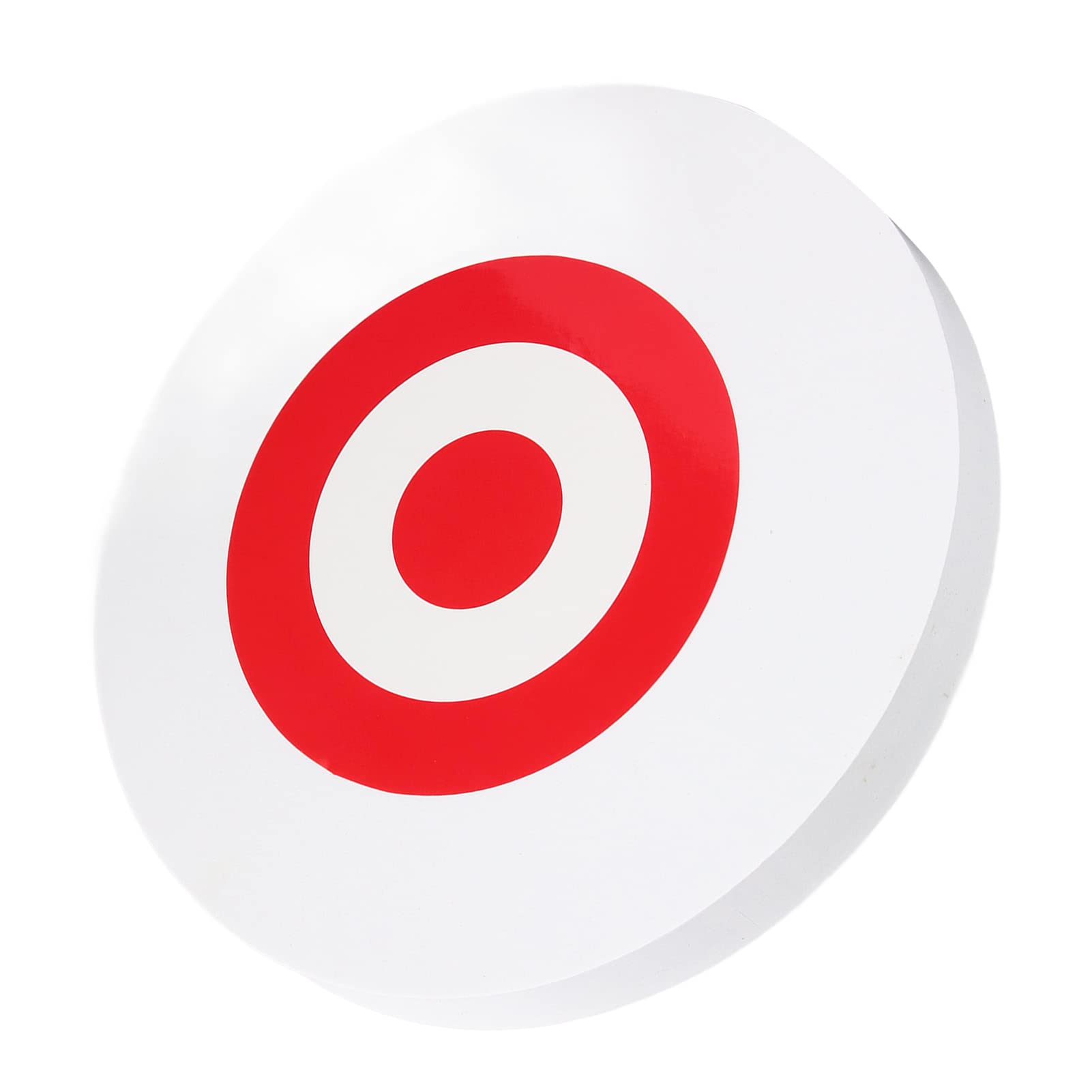 Foam Archery Target, High Density Round EVA Target for Indoor and Outdoor Practice, Sports Accessories for Backyard (White Red Target)
