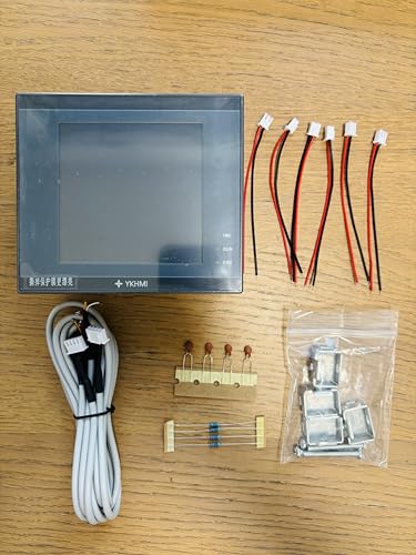 Image of 4 Inch PLC HMI All in One Integrated Programmable Logic Controller, FX1S-20MR with 12 Input 8 Relay Output, Built-in 2AD and 2DA, 2 Temparature NTC10K, 2 High Speed 100KHz (F420-FX-B)