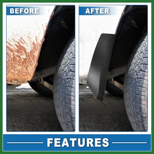 Image of Motoforti Mud Flap Splash Guard with Mount Accessories Front & Rear Side Mud Guard for Acura RDX 2019-2023 (Set of 4) Long-lasting