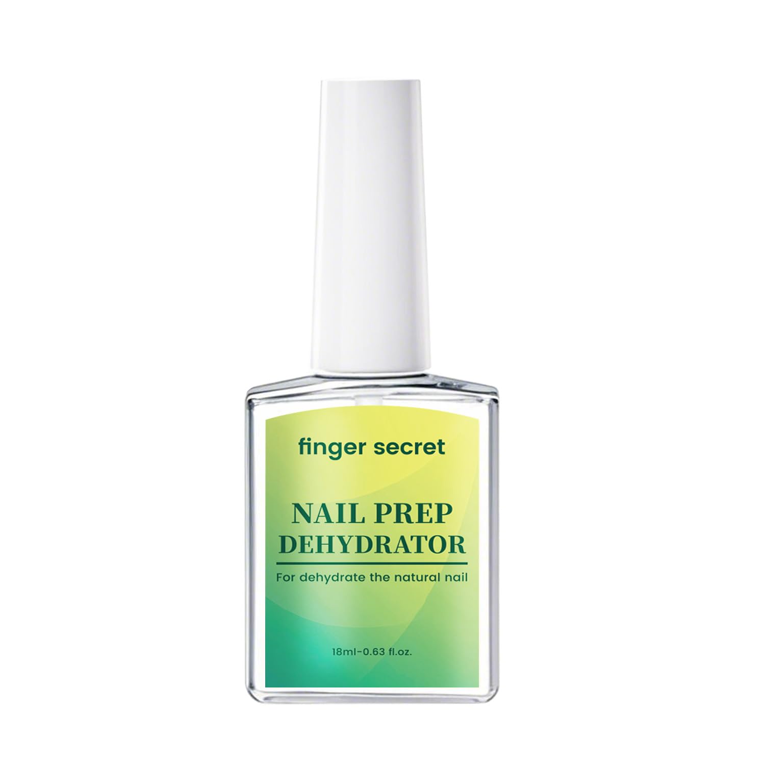 FINGER SECRET Nail Prep Dehydrator, 18ml Dehydrator for Natural Nails Increasing Adhesion Non-Acid for Powders & UV Gel
