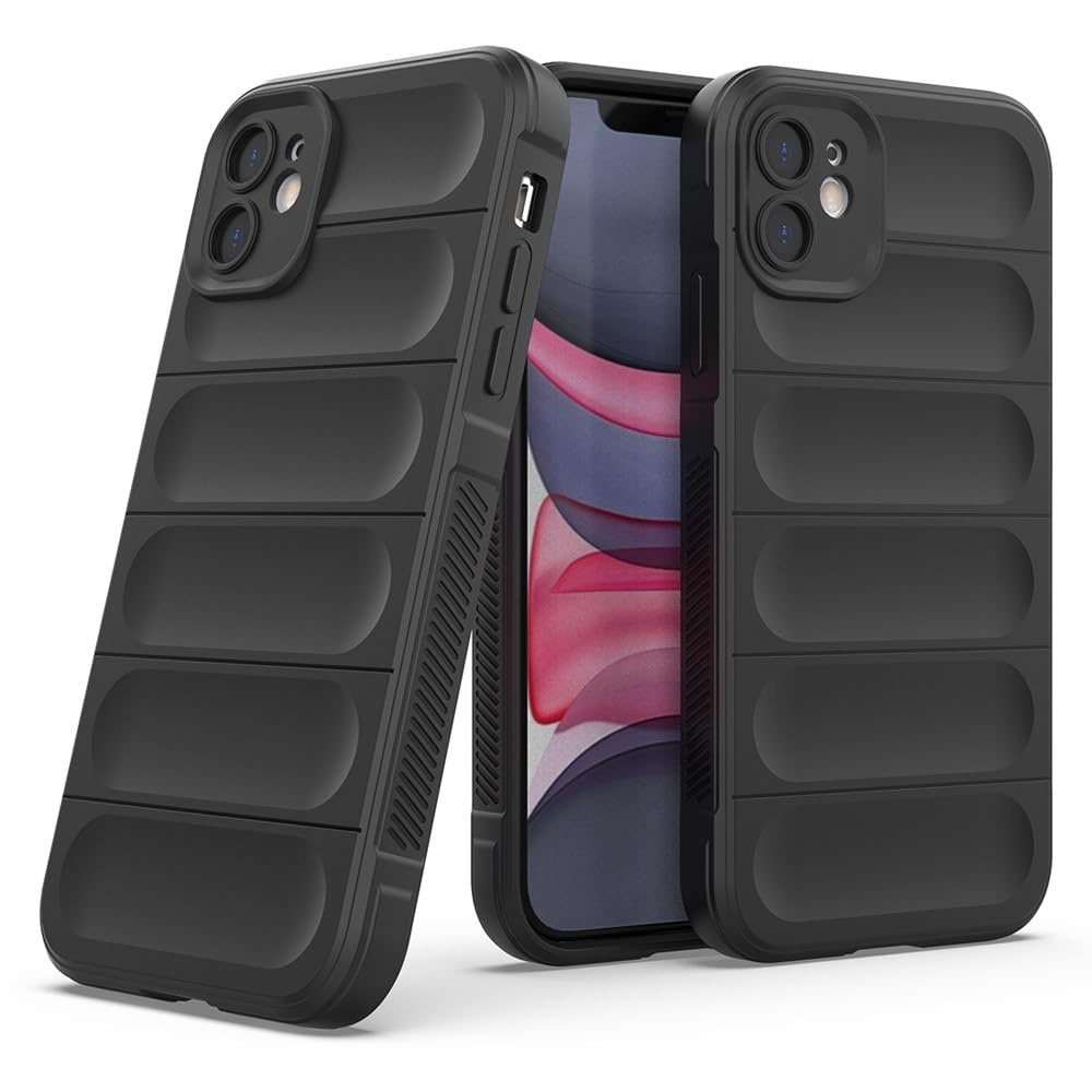 amazon basics Mobile Cover for Apple iPhone 11 | Full Camera Protection | Liquid Silicon Case | Flexible Bumper Case for Apple iPhone 11 (Black) (B0D1MTNRM5) Amazon Price History, Amazon Price Tracker