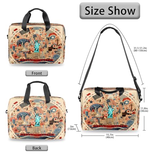 Maletín para portátil unisex 15.6-16 pulg resistente al agua miniatura 6