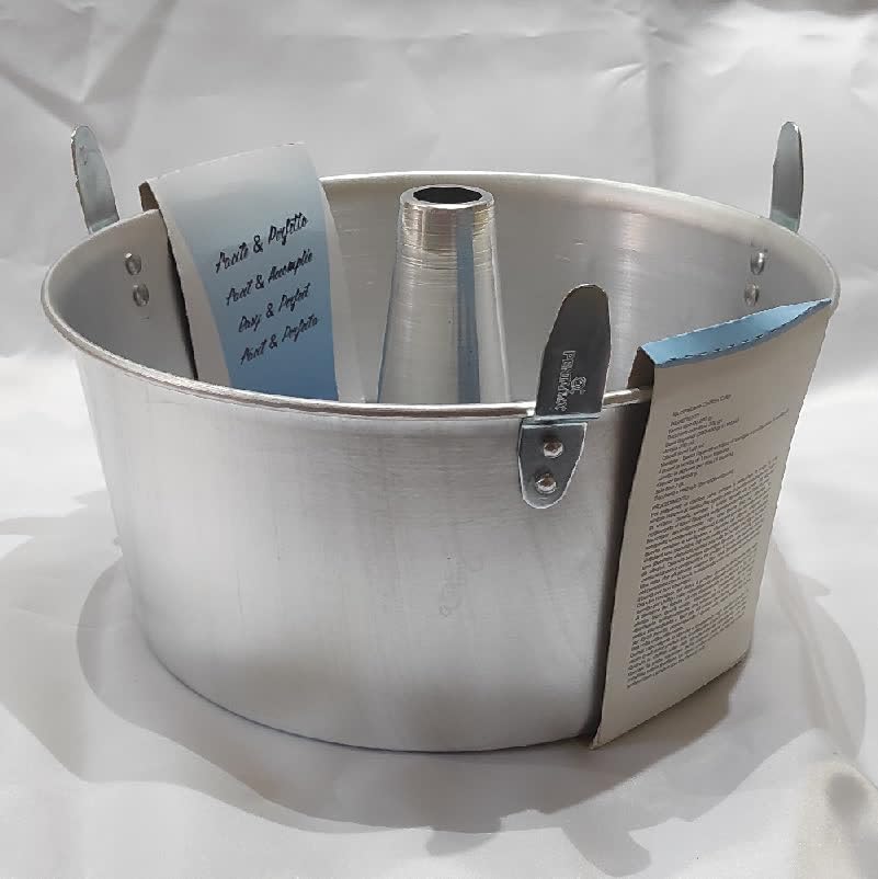 Stampo Per Chiffon Cake Sicignano - Ruoto Americano In Alluminio Con Piedino, Made In Italy - Foto 9