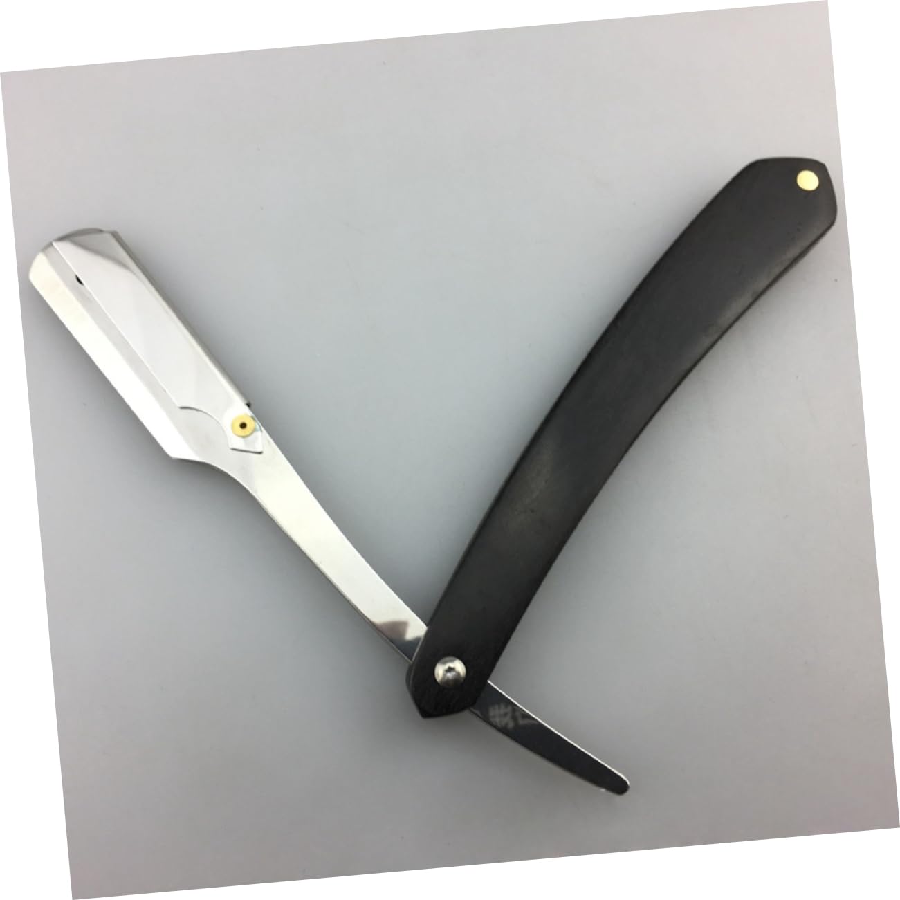 MAGICLULU 3 Pz Rasoio Da Barba in Metallo Coltello Da Barba Dritto Rasoio Da a Doppia Lama Da Kit Taglia Manuale Bambù Coltello Per Sopracciglia Uomo