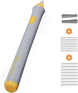 Kit de borracha elétrica,ERYUE Kit de borracha elétrica Borracha de lápis com 22 recargas de borracha Borracha operada por bateria Material de papelaria para alunos de escola Artistas Desenho Pintura