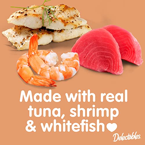 Hartz 032700113803 Delectables Savory Broths Variety Lickable Wet Cat Treats thumb #4