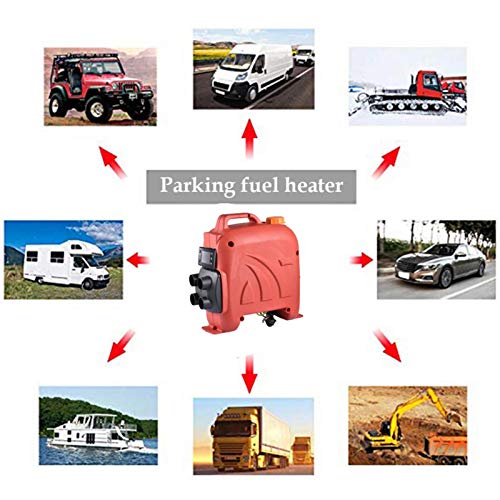 cobud 8KW 12V/24V Automobile Interior Heater Diesel Air Heater LCD Fuel Air Heater for Vehicle - Thumbnail 5