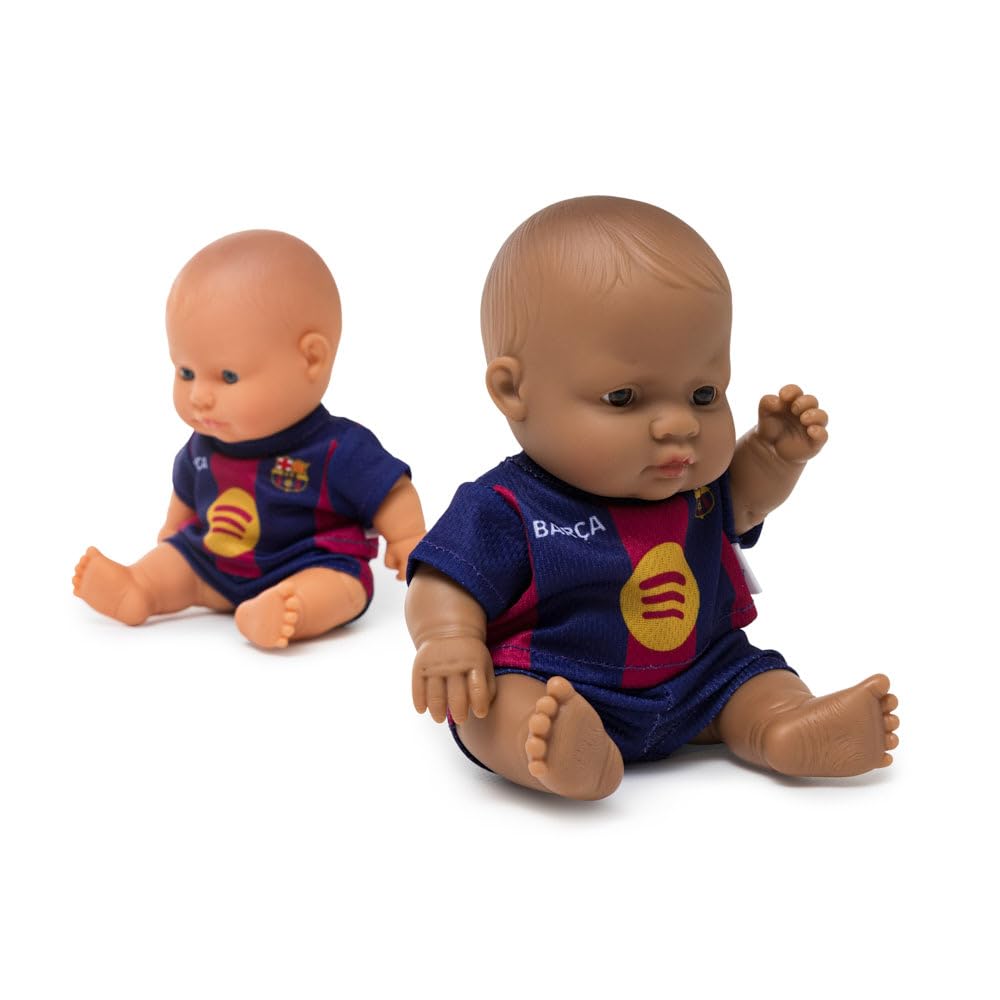 Miniland FC Barcelona Doll 21 cm with Official Blaugrana Kit, Articulated and Collectible Barça Football Doll - Image 3