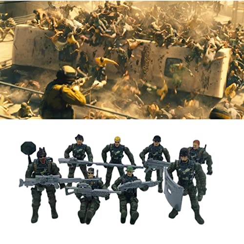 Livelyou Army Men Soldier And Zombie Action Figures Toys,Protect Your Home,Realistic Battle Scene Playset Collections Decoration Gifts For Boys Kids #TOP1