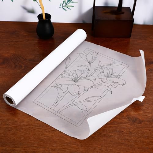 Papier calque A2 transparent rouleau 44 cm dessin traçage peinture - 8