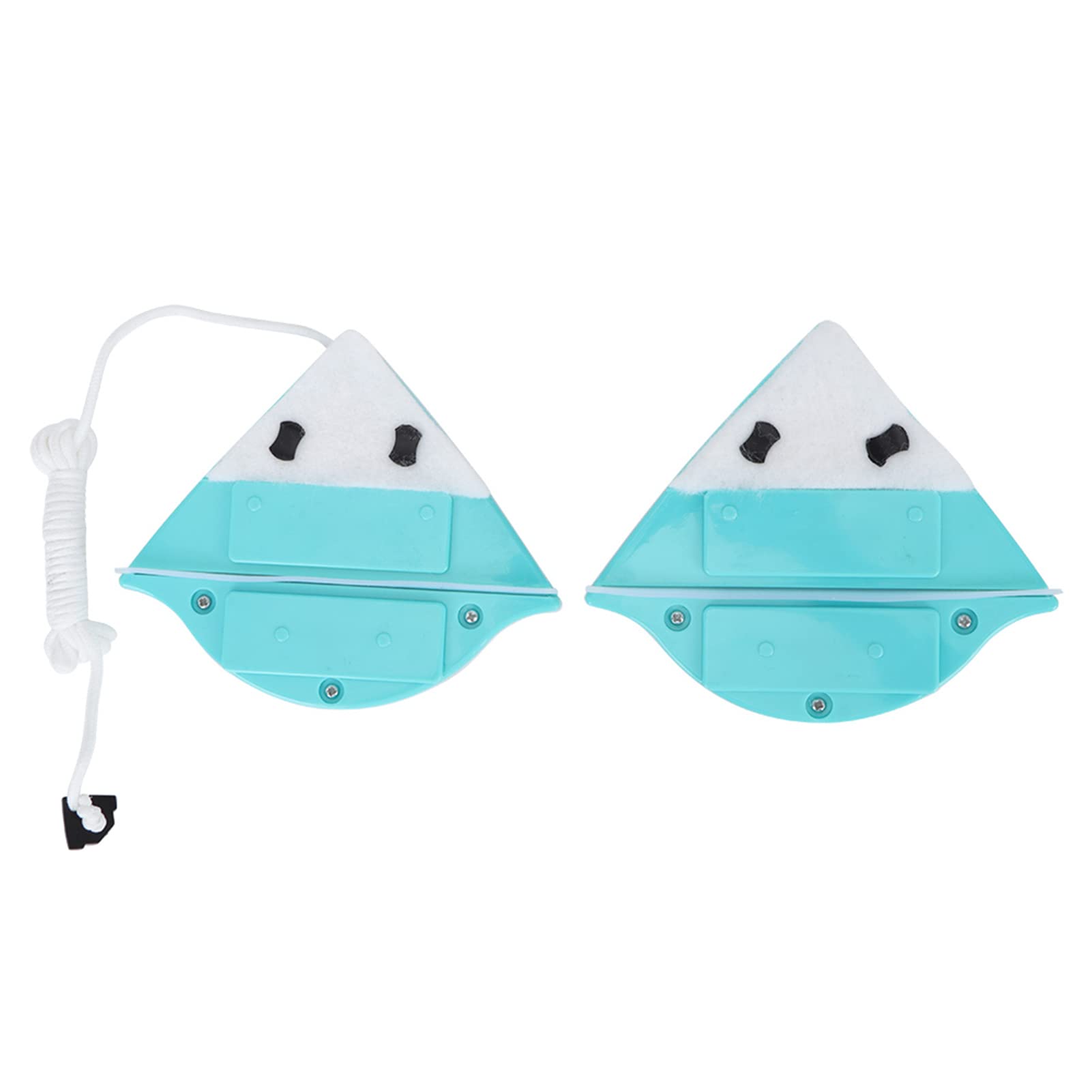 Nettoyant pour Vitres Magnétique Double Face, Lave vitres Magnétique avec Corde Anti-Chute, pour Les nettoyages de Grande Hauteur des ménages Épaisseur de fenêtres de 5-15mm