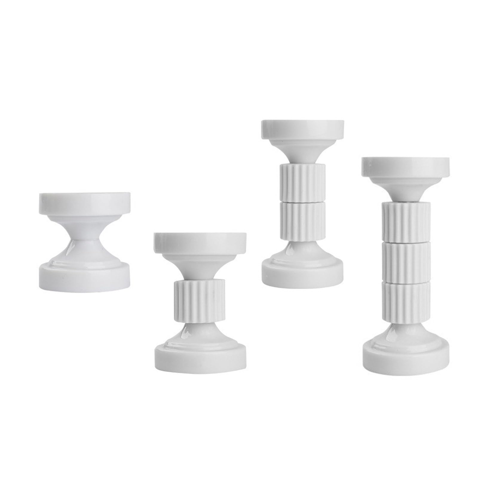 4Pcs Furniture Cabinet Stabilizers Headboard Stopper Adjustable Threaded Bed Frame Anti-Shake Tool Hardware Enduring Bedside Stabilizer