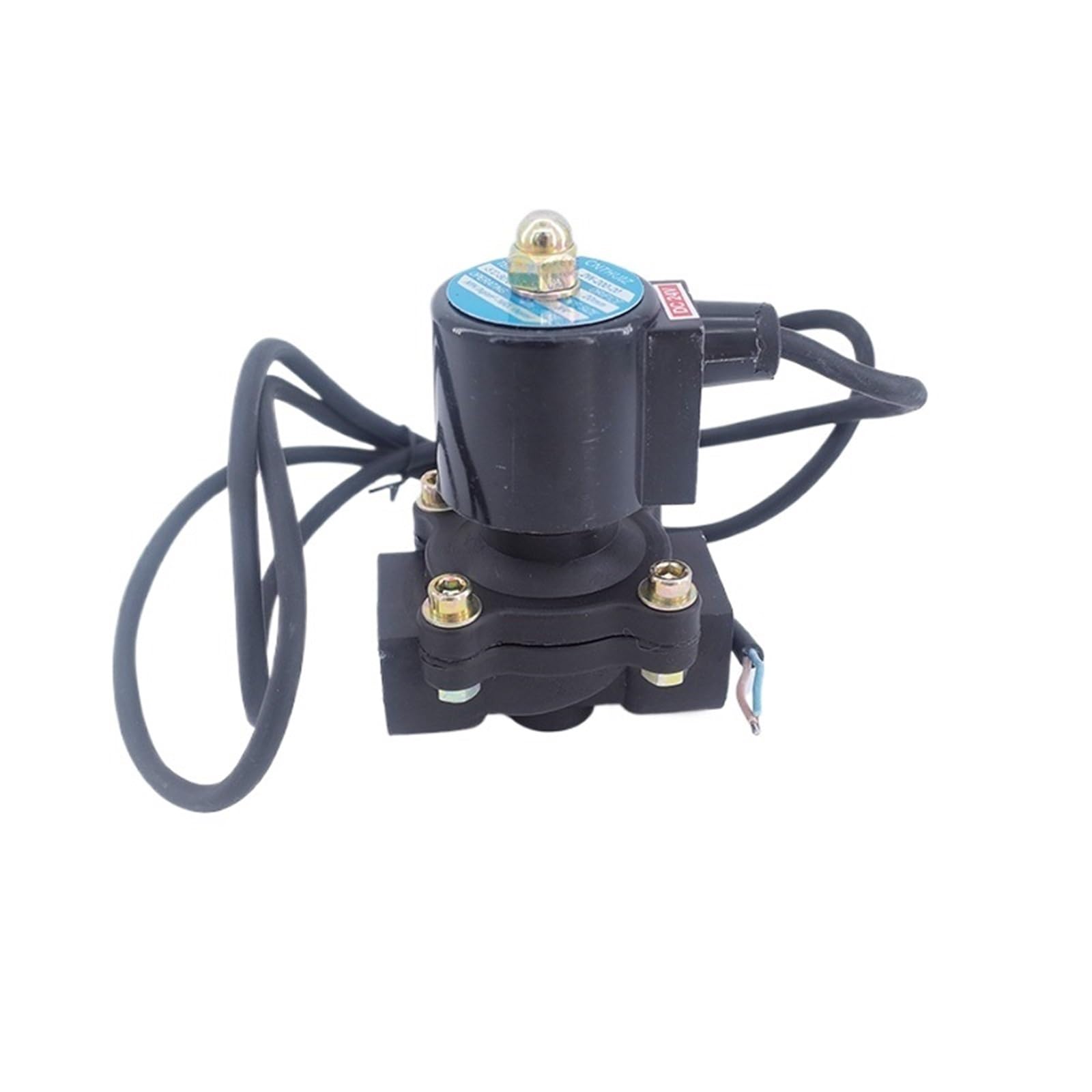 2 Way Solenoid Valve Plastic 1/2 3/4 inch 220V AC Normally Close(1/2",AC220V)