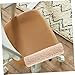 COOLHIYA Plush Sheepskin Armrest Cover for Office Chair and Wheelchair Cushioned Elbow Pads Beige Non-Slip Protective Sleeve Relieves Pressure Fit for Desk and Mobility Chairs