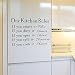 English Letters Our Kitchen Rules Wall Decal Home Sticker PVC Murals Vinyl Paper House Decoration Wallpaper Living Room Bedroom Kitchen Art Picture DIY for Children Teen Senior Adult Nursery Baby