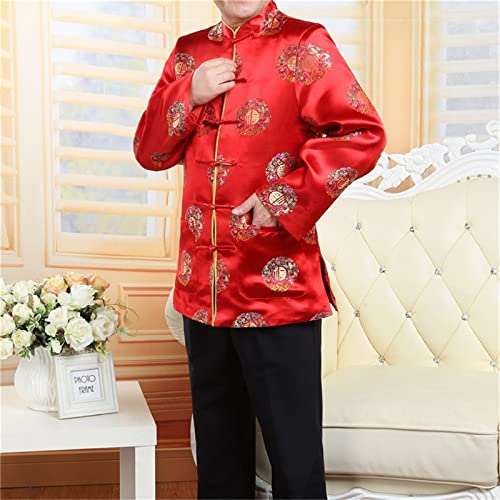 Tang Suit Chinese Traditional Clothing Men's Chinese Style Retro Jacket Coat4