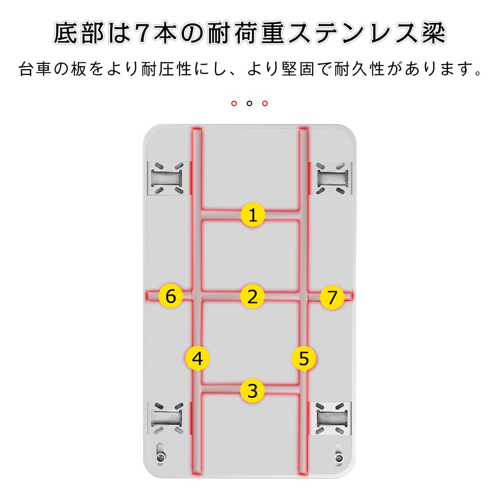 Amazon.co.jp: MISHIP 台車 折り畳み ストッパー付き 大型 ステンレス Amazon.co.jp: MISHIP 台車 折り畳み ストッパー付き 大型 ステンレス