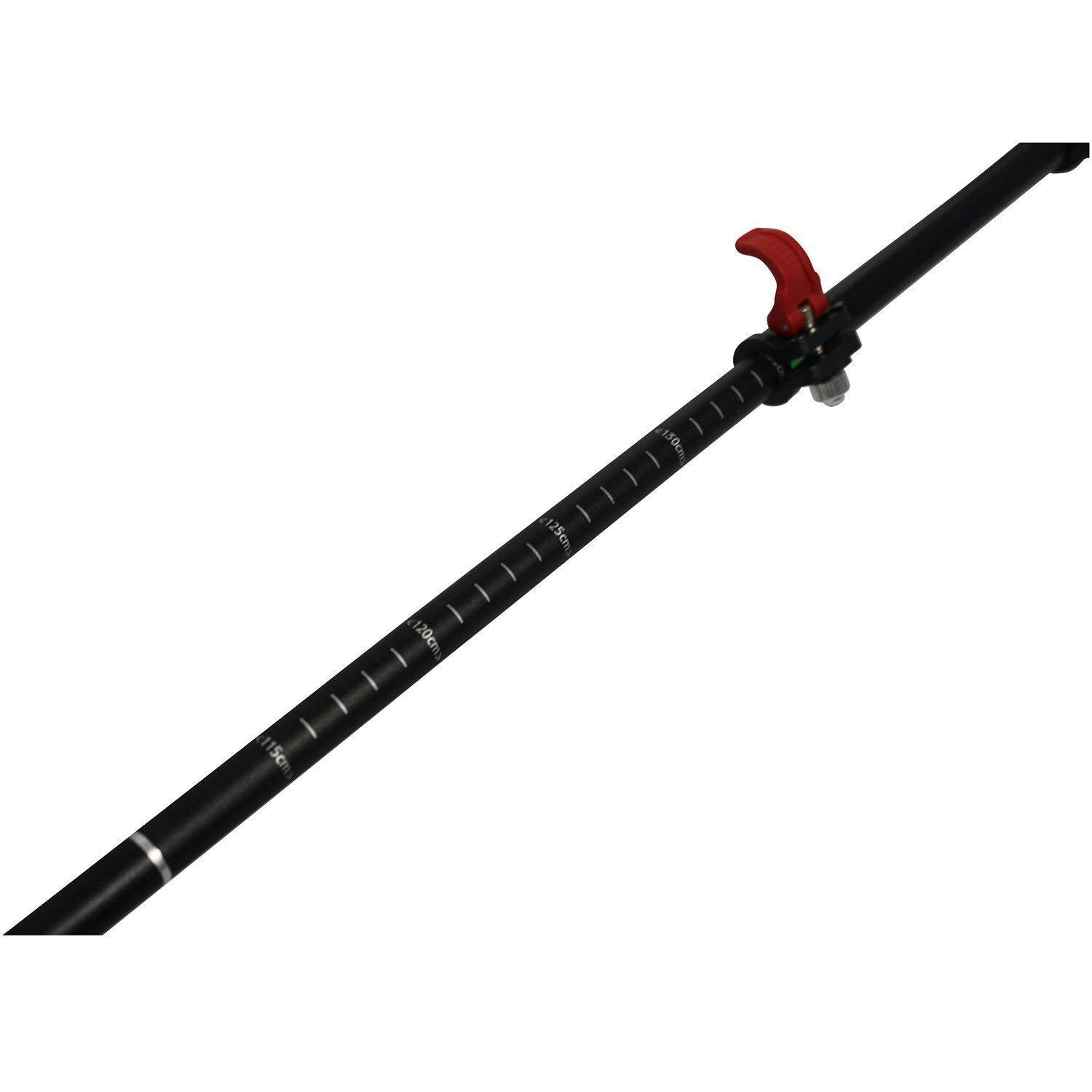 GSP Bâtons de Marche 3 Sections Bâtons de Marche Nordique 135cm Amortissement Pliable Alliage d'aluminium léger Camping/Randonnée Voyager Sports de Neige