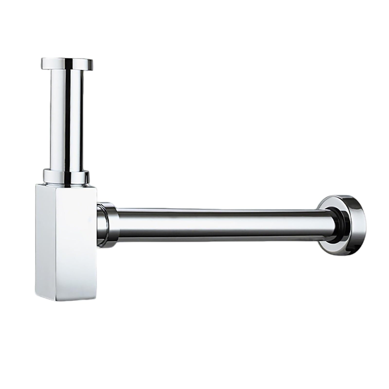 Siphon Waschbecken mit Geruchsverschluss,Höhenverstellbar,Waschbecken Ablaufgarnitur Abflussrohr Waschbecken,Universal Abflussrohr 1 1/4"