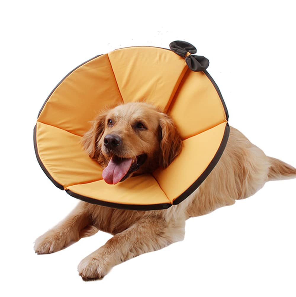 Haustier-Katzenhalsband, Hundehalsband, Zubehör, verstellbar, Kätzchenhals, Schutzkreis, wasserdicht, medizinisches Halsband, Katzenzubehör, Rosa, XXXL