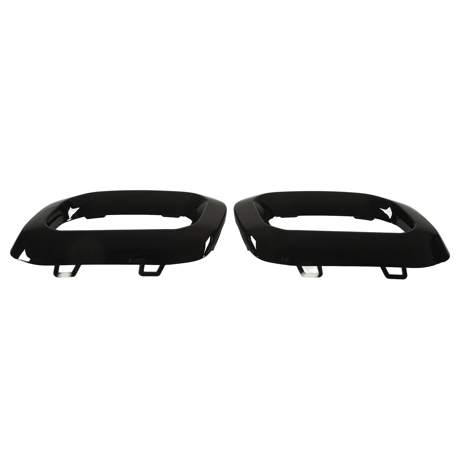 Tailpipe End Cover Trims for MB GLC GLE GLS 2020-2023 | AMG Line Replacement with OEM 1678857000 & 1678856900 | Sunlight Tolerant ABS PC Material for Scratched Damaged Tailpipe (Glossy Black)