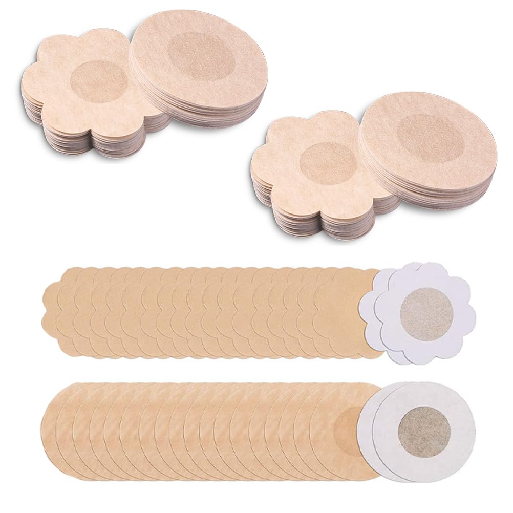 40 Pcs Nipple Covers for Women Nipple Pasties Disposable Nipple Stickers for Women Nipple Breast Covers Breast Pasties (20 Pairs)