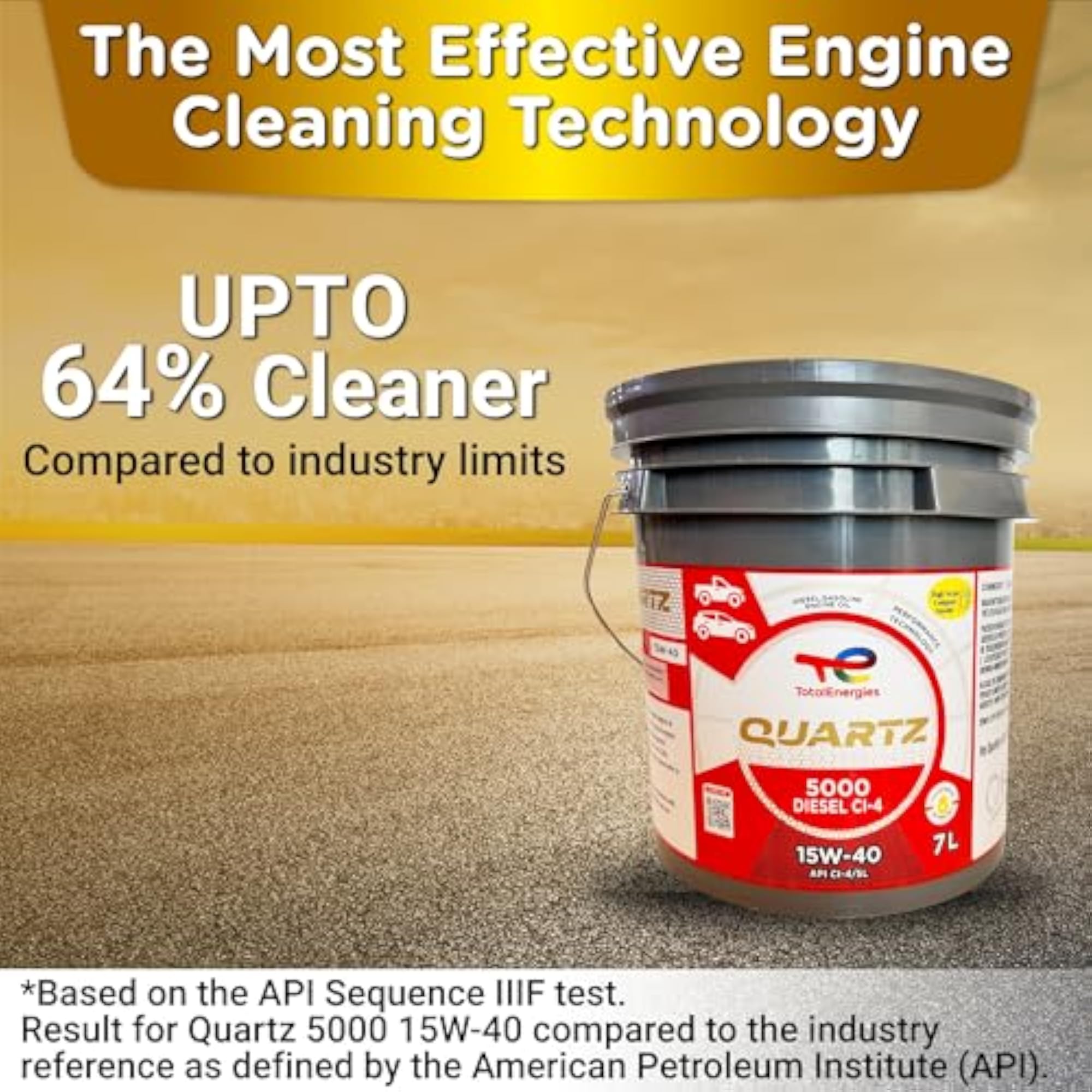 Quartz 5000 Diesel 15W-40 Engine Oil, High Performance