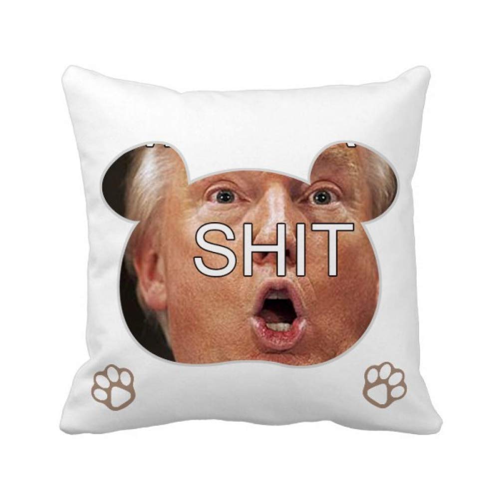 Housse de coussin ours président pour rompre la monotonie déco