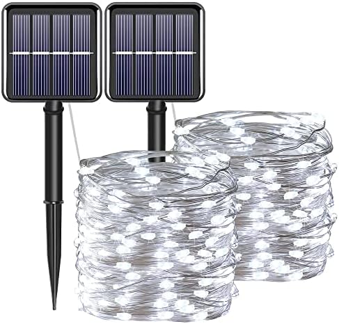 Illuminate Your Nights with These 5 Must-Have Outdoor Solar Mini Lights 4 YAOZHOU Solar Fairy String Lights for Outside, Outdoor Waterproof, Cool White 2Pack Total 200LED 66Ft 8 Modes Mini Mini Small Solar Powered Lights for Christmas, Garden, Patio, Fence, Balcony