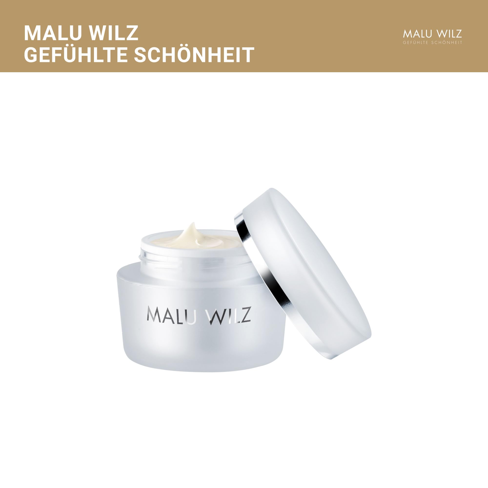 Malu Wilz Caviar Gold Eye Cream 15ml I Augencreme gegen Falten und Augenringe I Reichhaltige Augenpflege mit Kaviar Extrakt für frische Augenpartien