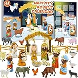 Kompakte und bequeme Größe: Mit seiner kompakten Größe ist dieser Adventskalender perfekt für Kinder, mit denen sie spielen und erforschen können..Es kann Kinder zusammenbringen, um imaginativen Spielen zu spielen, über die Geschichte zu lernen und sinnvolle Erfahrungen zu schaffen.