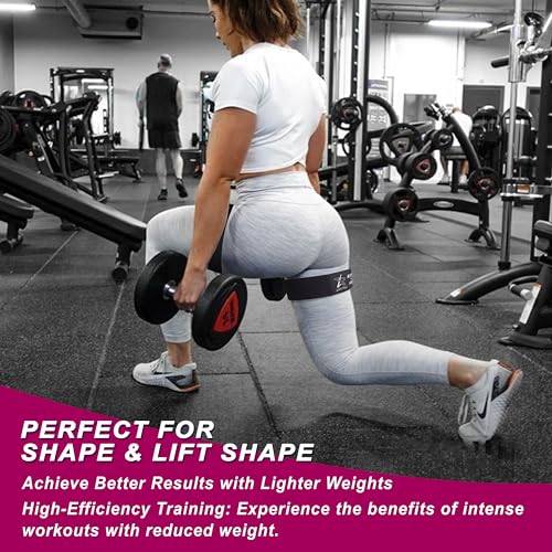 Image of BFR Occlusion Bands for Women Glutes,Blood Flow Restriction Bands for Legs, Butt & Hip Building, Workouts, Best Fabric Resistance Bands for Squat Butt & Thigh