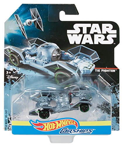 Hot Wheels Star Wars Classic TIE Fighter Carship Vehicle miniatura 5