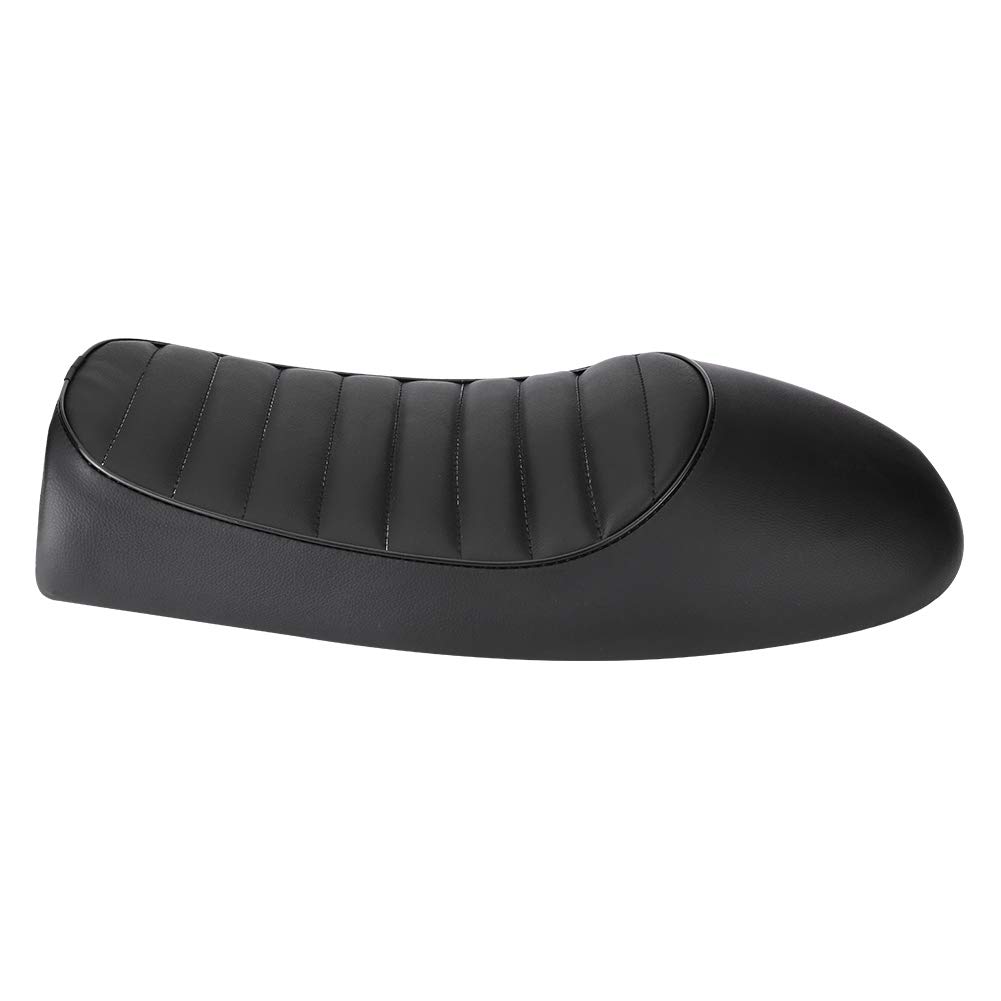 Coussin de Siège Plat de Moto, Banc de Selle Plat Vintage, Sièges de Selle de Moto Résistants aux Chocs avec Coussin Doux, pour CG125 GN CG CB200 CB350 CB400SS CB500 CB750