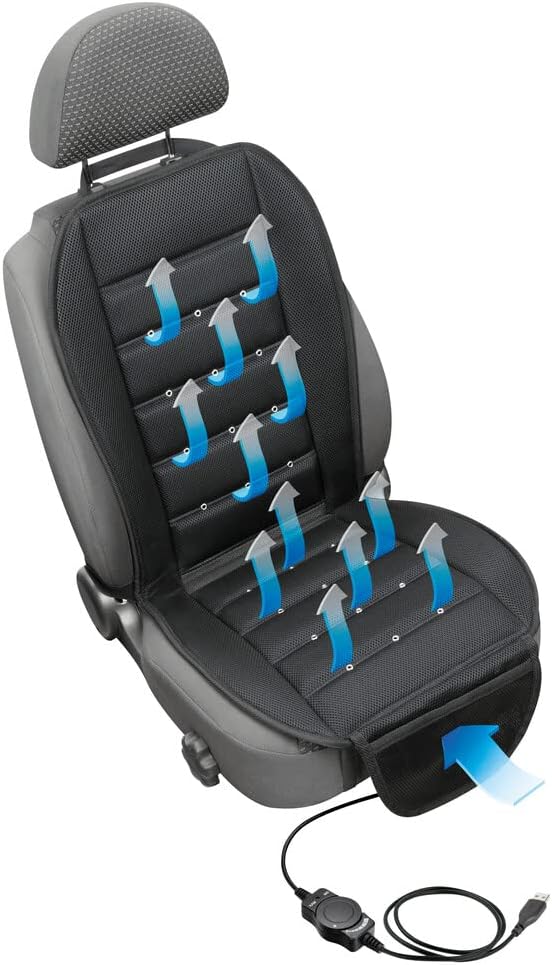 Lampa Air-Jet Elegance Dossier Ventilé - Housse de Siège Auto avec Ventilation Réglable et Prise USB - Image secondaire