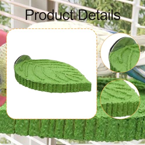 Gralara Suporte para, suporte para estação de pássaros, para moagem de patas, Verde