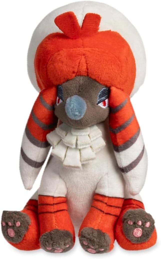 Pokémon Center: Furfrou (Kabuki Trim) Sitting Cuties Plush, 5 ½ Inch