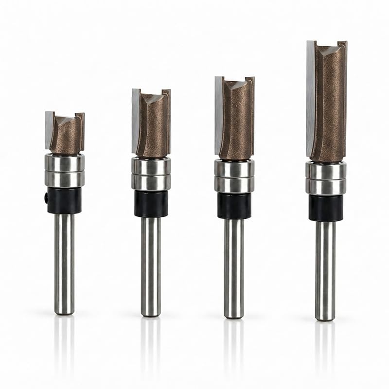 Fraise à défoncer 1/4 tige 1/2 x 11,9 mm double roulement