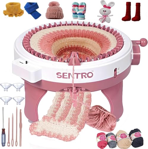 PKHOUHYI Sentro Knitting Machine,48 Needles...